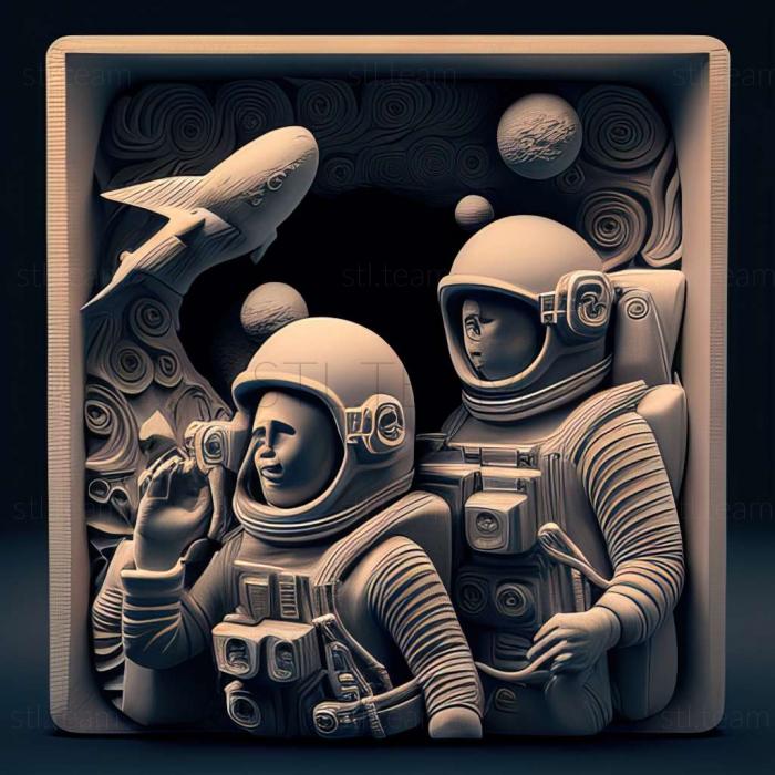 3D model Space Crew 2020 game (STL)